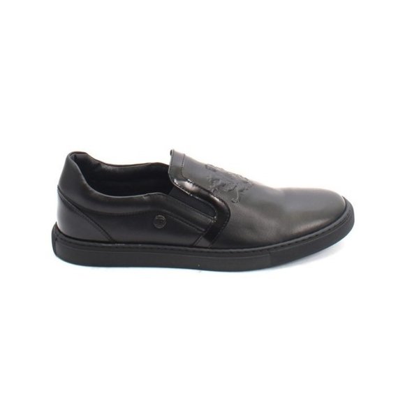 Italian John Richmond 6690 Black Leather Loafers Fashion Sneakers Shoes main image 8